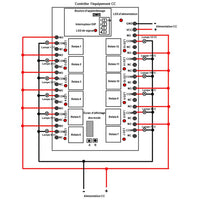 12 Voies CC Grande Surface 5KM Interrupteur Étanche Sortie Contact Sec (Modèle 0020033)