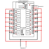 12 Voies CC Grande Surface 5KM Interrupteur Étanche Sortie Contact Sec (Modèle 0020033)