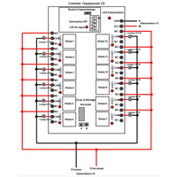 12 Voies CC Grande Surface 5KM Interrupteur Étanche Sortie Contact Sec (Modèle 0020033)