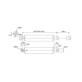 Vérin électrique de type stylo course 150MM actionneur linéaire (Modèle 0041583)