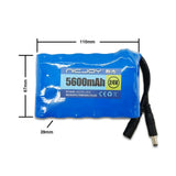 24V 5600mAh Paquet de Batterie au Lithium Rechargeable (Modèle 0010208)