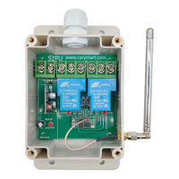 Récepteur RF de Télécommande Sans Fil à Large Portée 30A avec 2 Sorties Relais Sèches (Modèle 0020338)