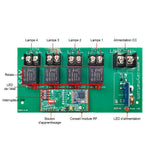 5 Kilomètres Télécommande 433 MHz Longue Portée Avec 4 Voies Sortie CC (Modèle 0020224)