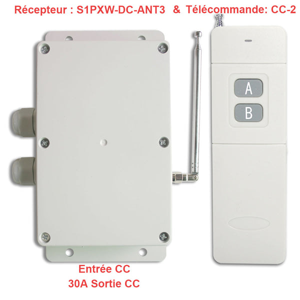 5KM Émetteur Récepteur Interrupteur Sans Fil Longue Portée 1 Voie CC