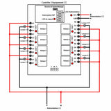 5 Milles Longue distance 8 Voies Sortie Relais Sec Étanchéité Récepteur Sans Fil Avec Fonction de Rétroaction (Modèle 0020054)