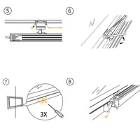 Ouvre-fenêtre à chaîne électrique pouvant connecté à un capteur de pluie pour la fermeture automatique des vitres