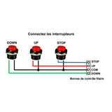 connectez les interrupteurs manuels