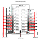 Kit de télécommande radio 15 voies 12V 24V CC avec 5 modes de fonctionnement (Modèle 0020038)