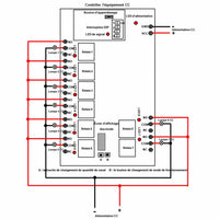 Kit Interrupteur Sans Fil Longue Distance 8 Voies Sortie Contact Sec Radio (Modèle 0020055)