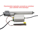 Contrôleur à glissière avec potentiomètre externe pour vérin électrique 12V 24V (Modèle 0043090)