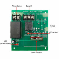 Récepteur Étanche RF 1 Voie avec Entrée Alimentation CA et Sortie à Contact Sec (Modèle 0020466)