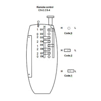 Télécommande Sans Fil Vibrateur Miniature Profesionnelle 433Mhz Avec 1 Bouton (Modèle 0021006)