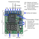 Régulateur de Température Contrôler Contrôleur De Relais avec Fonction De Détection De Tension (Modèle 0025001)