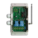 Kit de télécommande RF à haut rendement longue portée 2km 30A avec 2 relais à contacts secs (Modèle 0020339)