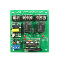 Interrupteur de télécommande sans fil pour circuit de commande double (Modèle 0020334)