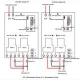 Kit de télécommande sans fil 500M CA avec sortie relais à contact sec 30A (Modèle 0020748)