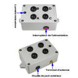 5000M Distance La Plus Eloignée RF Télécommande Rétroaction 4 Bouton (Modèle 0021066)