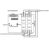 4 Canaux CA 10A courant maximal de charge contacts secs sorties système de télécommande radio (Modèle 0020402)