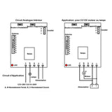 1 Canal Système Kit Télécommande Sans Fil Tri-mode 6V/9V/12V/24V Fonction Temporisé (Modèle 0020011)