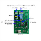 2000M Boitier Etanche Entrée universelle CA220V kit Emetteur-Récepteur sans fil Haute puissance 30A et Fonction Temporis (Modèle 0020657)