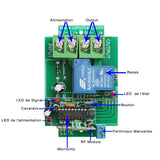 2000M Plus Grande Portée CC 30A Haute Puissance de Sortie Équipements CC Commutateur de Télécommande Sans Fil (Modèle 0020058)
