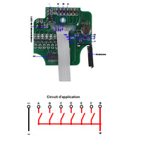 Système de synchronisation sans fil à 6 canaux de Signal / Lumière (Modèle 0020076)