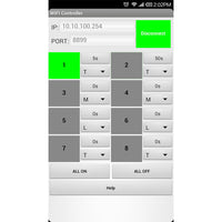 Interrupteur intelligent de APP smartphone par android ou apple – Sortie Puissance 8 Voies (Modèle 0022002)