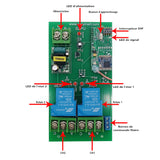 5km Grande Surface Entrée d'Alimentation CA et Sortie Relais Sec Haute Puissance 30A Récepteur Sans Fil Avec Fonction d'Étanchéité et de Rétroaction (Modèle 0020103)